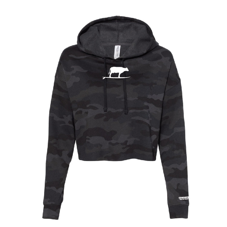 Cowabunga Ladies Lightweight Cropped Hoodie