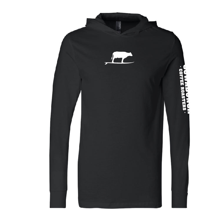 Cowabunga Unisex Jersey Hooded Long Sleeve Tee