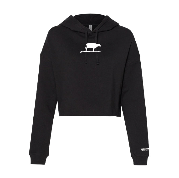 Cowabunga Ladies Lightweight Cropped Hoodie