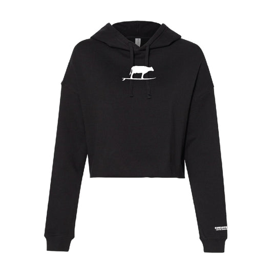 Cowabunga Ladies Lightweight Cropped Hoodie